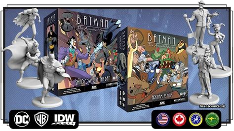 Shadow Of The Bat The Animated Batman Series Gets A Board Game