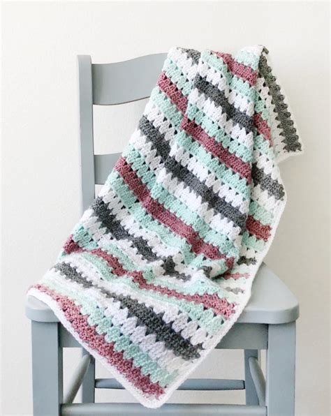 Crochet Baby Blankets With Caron Simply Soft Daisy Farm Crafts