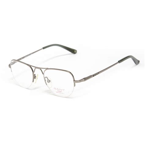 Gant Gerard Saddle Bridge Eyeglass Frames 44mm Satin Gunmetal