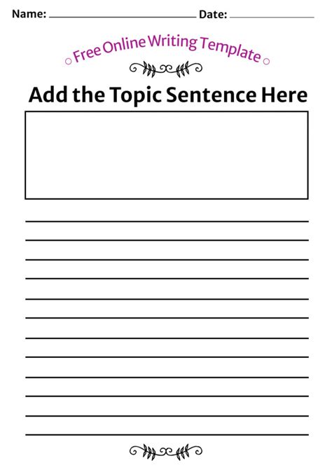 📝 Free Writing Template ️ Mockofun