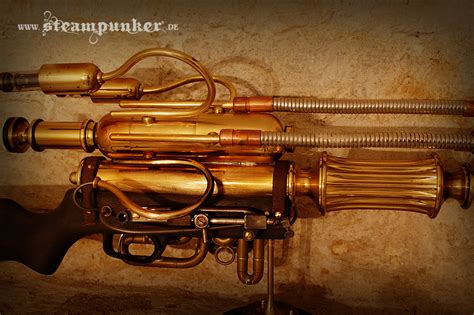 Steampunk Artwork Steampunk Waffe Gewehr Raygun