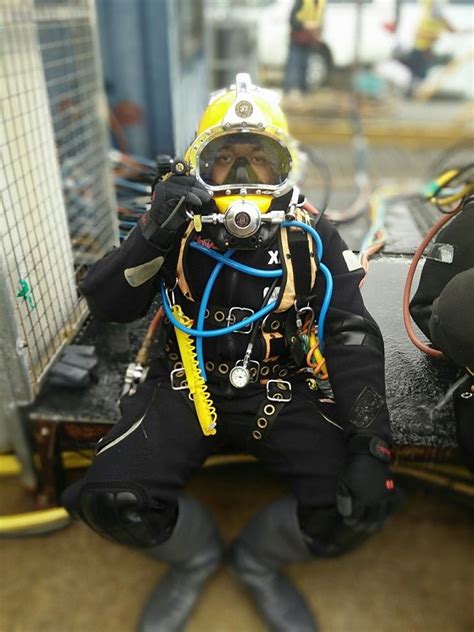 Commercial Diving In Hot Water Suit With Kirby Morgan 37 Diving