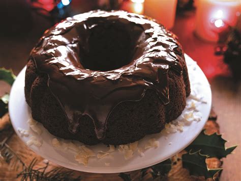 The recipe was inspired by something similar she had tasted in a restaurant during college. Holiday Chocolate Bundt Cake - Delicious Living