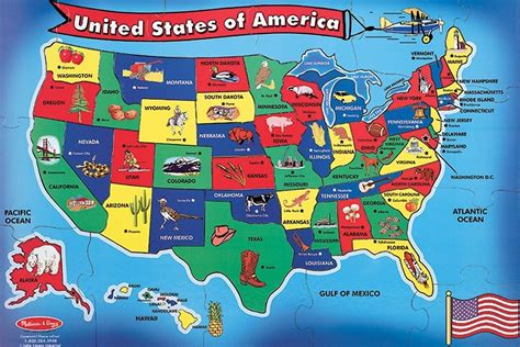 Vereinigte Staaten Von Amerika United States Of America Usa Karte