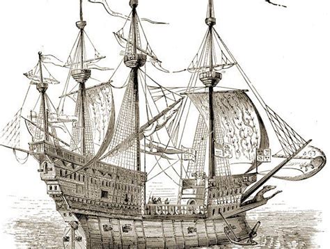 Coloring page sailing ships sailing ships. #MMAPINTURAS | Spanish armada, Spanish galleon, Galleon