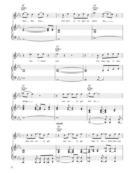 Get 70 million songs free for 3 months. Things Can Only Get Better By - Digital Sheet Music For ...