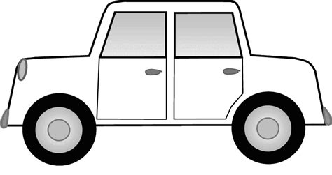 White Car Sketch Clipart 15 Cm Long This Clipart Drawing Flickr