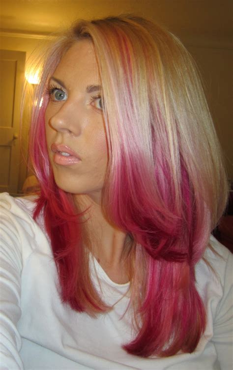 Short hair up to bob length: SAM SCHUERMAN: How To Dye Your Hair Pink!!!