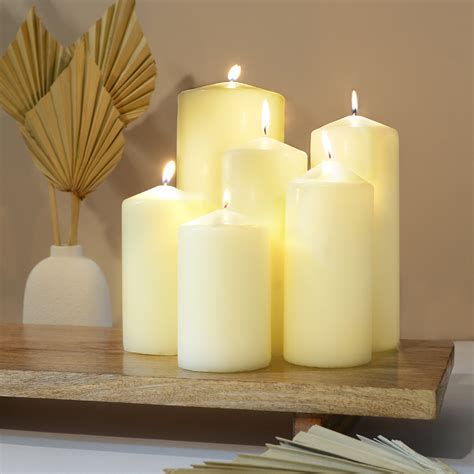 Pack Of 2 Church Candles