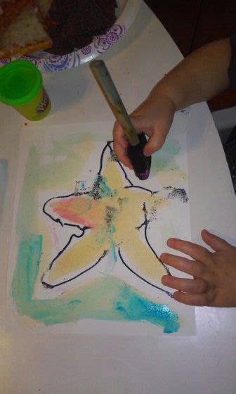 Outline With Glue Let Toddler Watercolor Use Dry Elmers White Glue Or Black 3d Glue White
