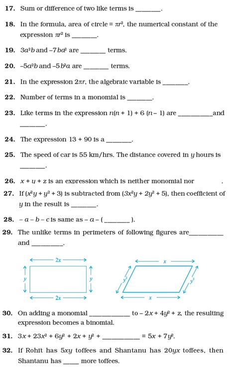 Generate unlimited tests and worksheets with dynamic worksheet generator. Math worksheets for grade 7 algebraic expressions