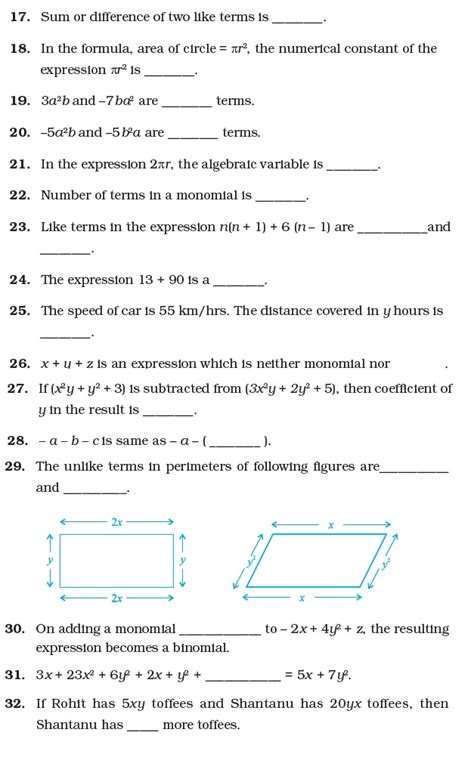 Ease into key concepts with our printable 7th grade math worksheets that are equipped with boundless learning to extend your understanding of. Math worksheets for grade 7 algebraic expressions