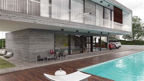 SKETCHUP TEXTURE: Excellent free sketchup model Concrete Block House