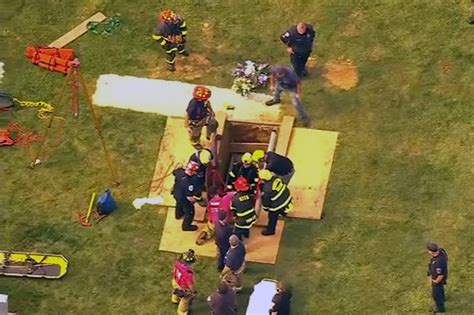 New Jersey Cemetery Worker Rescued After Falling Into Open Grave