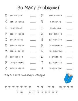 Order of Operations Practice - Secret Code by 5th Grade in the Forest