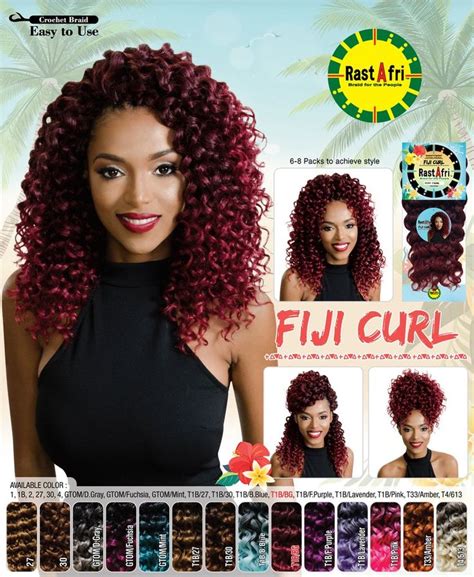 rastafri fiji curl crochet braids beauty supply wigs curly crochet hair styles crochet hair