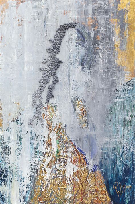 Hidden Beauty | Abstract painting | Patrick van den Burg