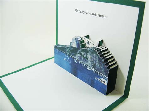 Compre ingresso, consulte o horário de funcionamento e acompanhe o calendário de shows e eventos. Cartão Pão de Açucar (RJ) - cód. 10422 no Elo7 | KIRIGAMI ...