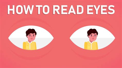 how to read eyes how to read body language youtube