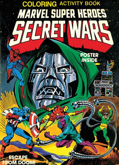 Marvel Super Heroes Secret Wars Activity Book Returns In