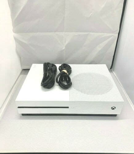 Microsoft Xbox One S 500gb White Console Hdmi And Power Cord Only