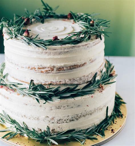 Rustic Rosemary Wreath 😊 Rustic Birthday Cake Wedding Cake Rustic Two