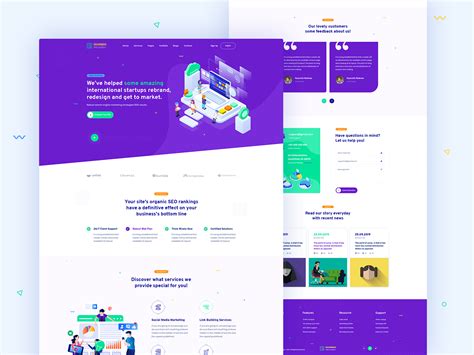 Digital Marketing Landing Page By Md Younus 🏅 On Dribbble