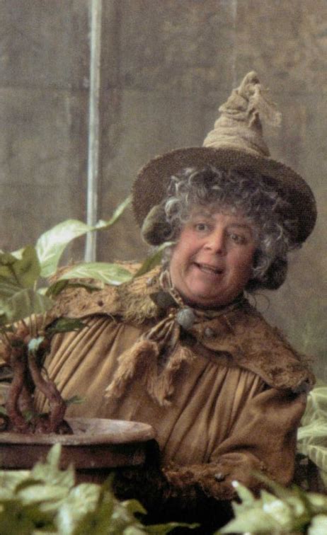 Head Of Hufflepuff House Pomona Sprout The Herbology Professor At