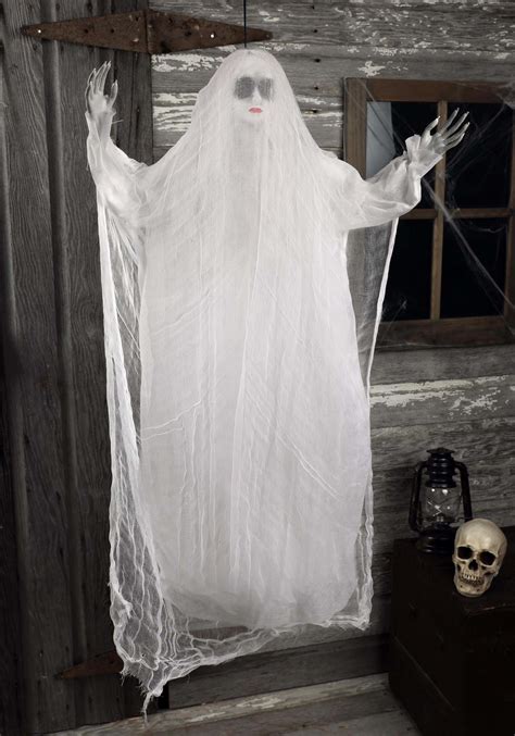 3 Hanging Female Ghost Prop Hanging Decorations