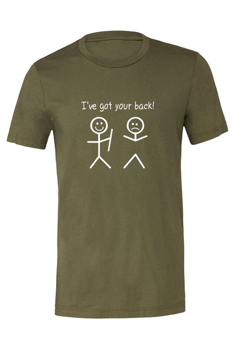 Got Your Back T Shirt Unisex Adult Short Sleeve Crew Neck Etsy