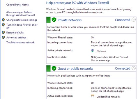 Adjust Windows Firewall Rules Settings Techips