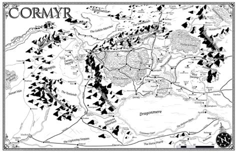 Cormyr Geographic Location In Faerun Forgotten Realms Setting World