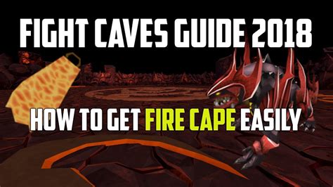 Runescape 3 Fight Cavesjad Guide 2018 Fire Cape Easy Youtube