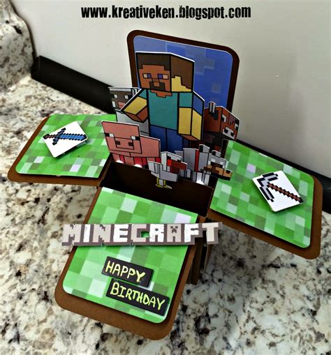 10 Best Minecraft Printable Happy Birthday Card Birth Vrogue Co