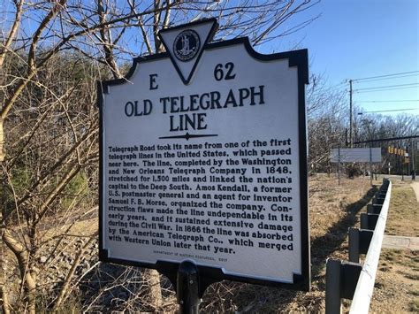 Old Telegraph Line Historical Marker
