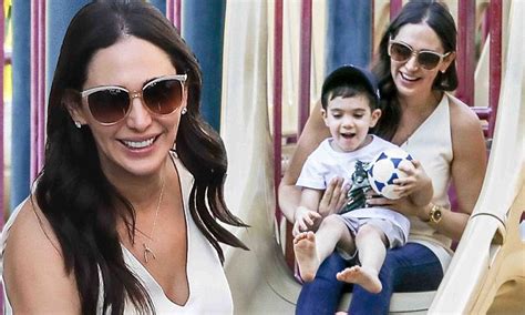 lauren silverman enjoys a day at the park with son eric