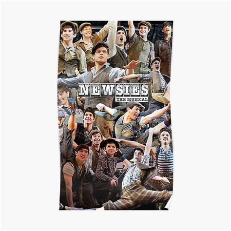 Newsies Broadway Musical Collage Poster For Sale By Thomalopez