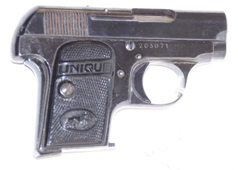 Pistolet Unique Model 10 Calibre 635 Br