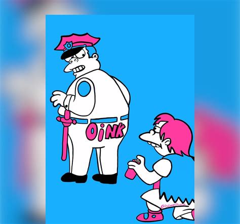 Buy The Simpsons Police Chief Wiggum And Nelson Muntz Digital Art Online In India Etsy