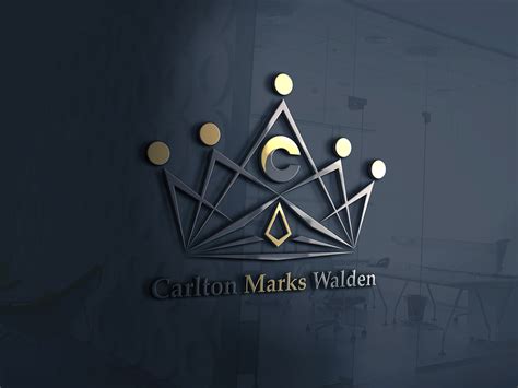 C Crowns Logo Design Golden And Black On Behance