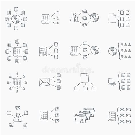 Sketch Icon Set Stock Vector Illustration Of Drawing 21155826