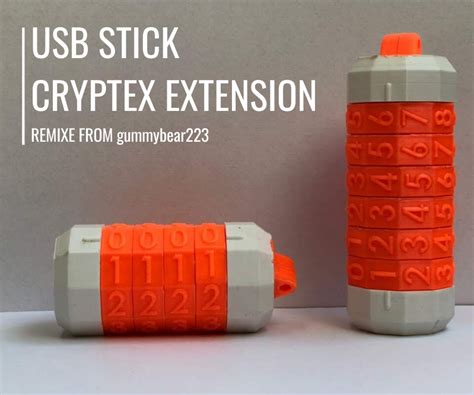 Usb Cryptex Remix 5 Steps Instructables