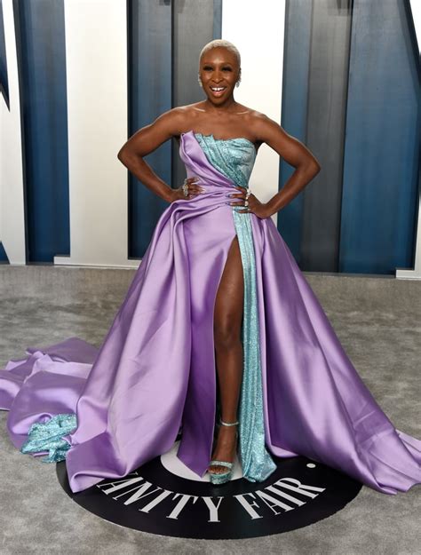 While they may not always. Cynthia Erivo at the Vanity Fair Oscars Afterparty 2020 ...