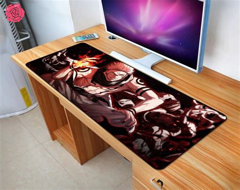 Comic Desk pad Anime desk pad Large Desk Pad Gaming Mouse | Etsy