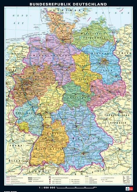 Leere deutschlandkarte zum ausdrucken, leere deutschlandkarte zum drucken. Lehrmittel Wandkarte Deutschland physisch politisch 978-3 ...