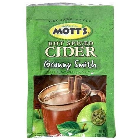 Mott S Motts Hot Spiced Cider Granny Smith Apple Flavored Drink Mix Reviews 2021