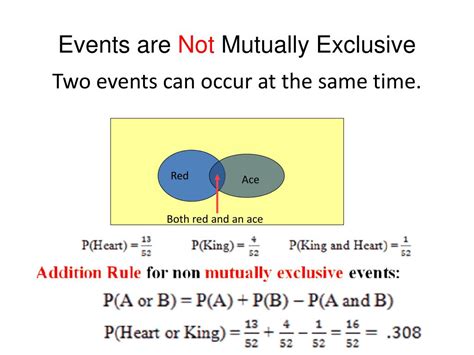 Ppt Mutually Exclusive Events Disjoint Powerpoint Presentation