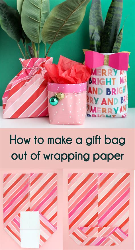 The first thing that you need to do is roll out the wrapping paper. How to Make a Gift Bag Out of Wrapping Paper | Diy gift ...
