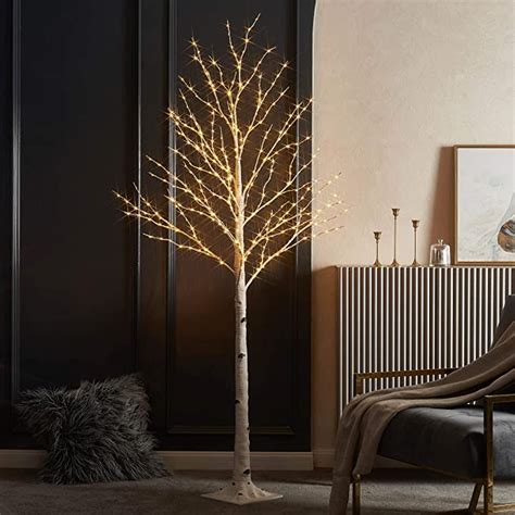 Litbloom Lighted Birch Twig Tree With Fairy Lights 4ft 200 Led Lights