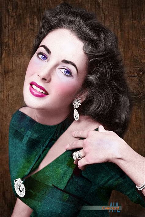 Vintage Glamour Elizabeth Taylor In 1957